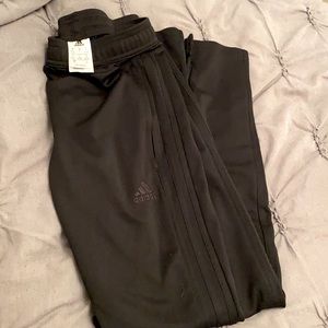 Adidas solid black joggers